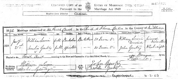 Marriage Certificate